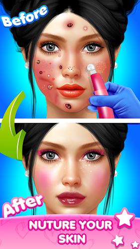 DIY Makeup ASMR-Makeover Salon Captura de tela 2