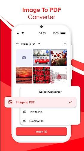 Image to PDF ภาพหน้าจอ 1