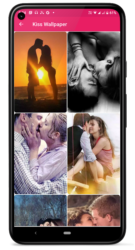 Kiss Me Love Stickers: Kiss Me Wallpaper ဖန်သားပြင်ဓာတ်ပုံ 1