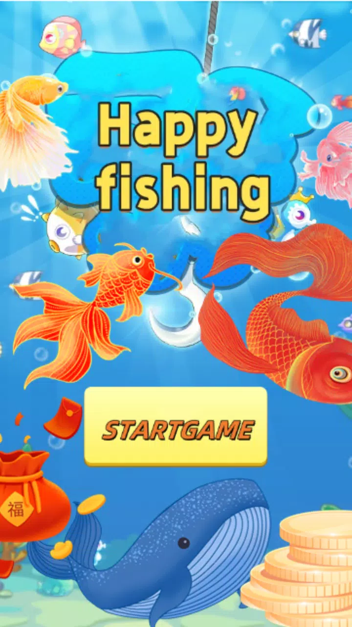 Happy Catches Fish Скриншот 1