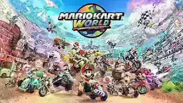 Mario Kart World Direct: Công tắc 2 Thông báo tiêu đề khởi động