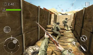 D-Day World War 2 Army Games Скриншот 2