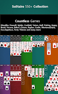 550+ Card Games Solitaire Pack應用截圖第2張
