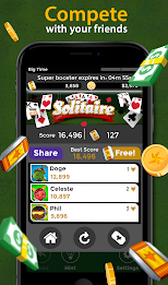 Solitaire - Make Money Скриншот 1