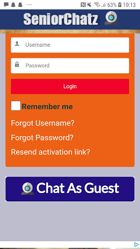 Senior chatz - chat rooms Capture d’écran 1