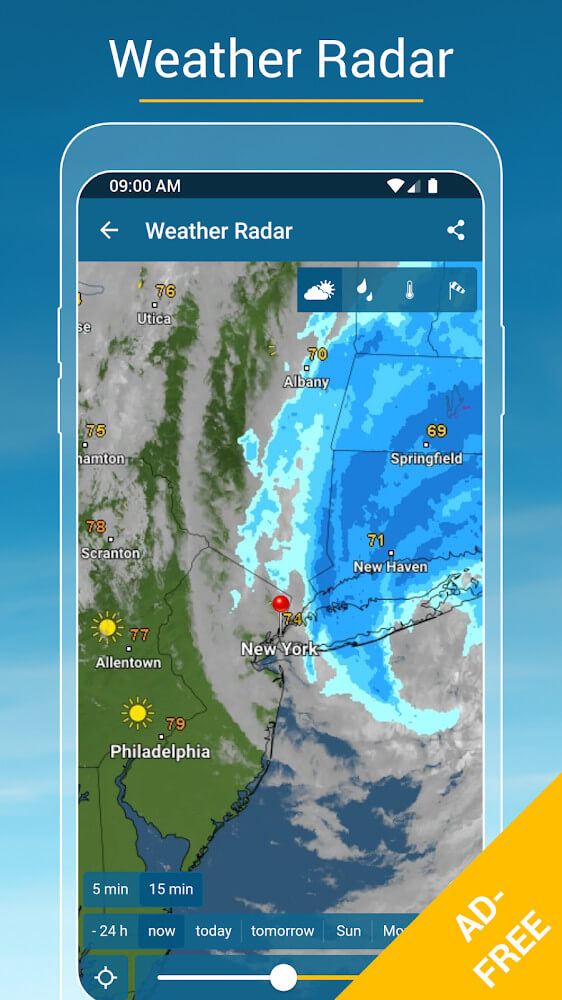 Weather & Radar Pro Captura de tela 2