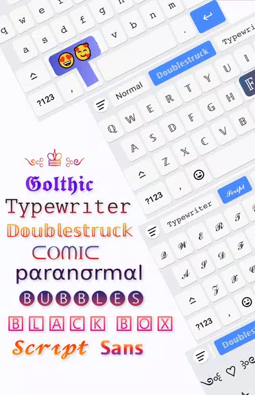 Fonts Aa - 字体键盘&表情符号应用截图第1张