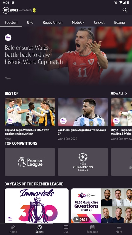 TNT Sports: News & Results Ảnh chụp màn hình 3