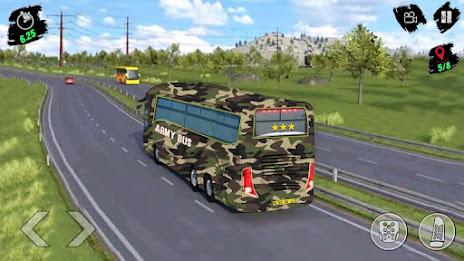 Army Bus Transporter Sim Games Ảnh chụp màn hình 2