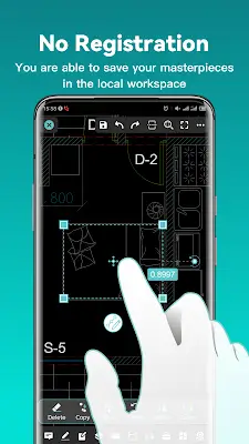 DWG FastView - CAD도면뷰어&DWG 편집기 스크린샷 4