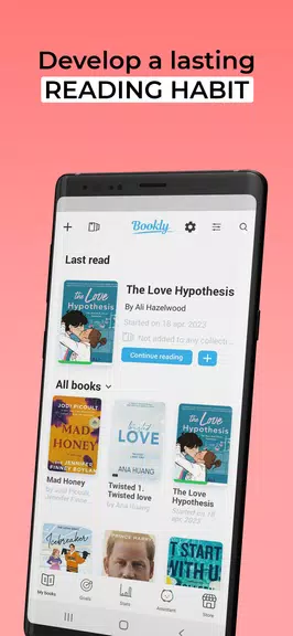 Bookly: Book & Reading Tracker Capture d’écran 1