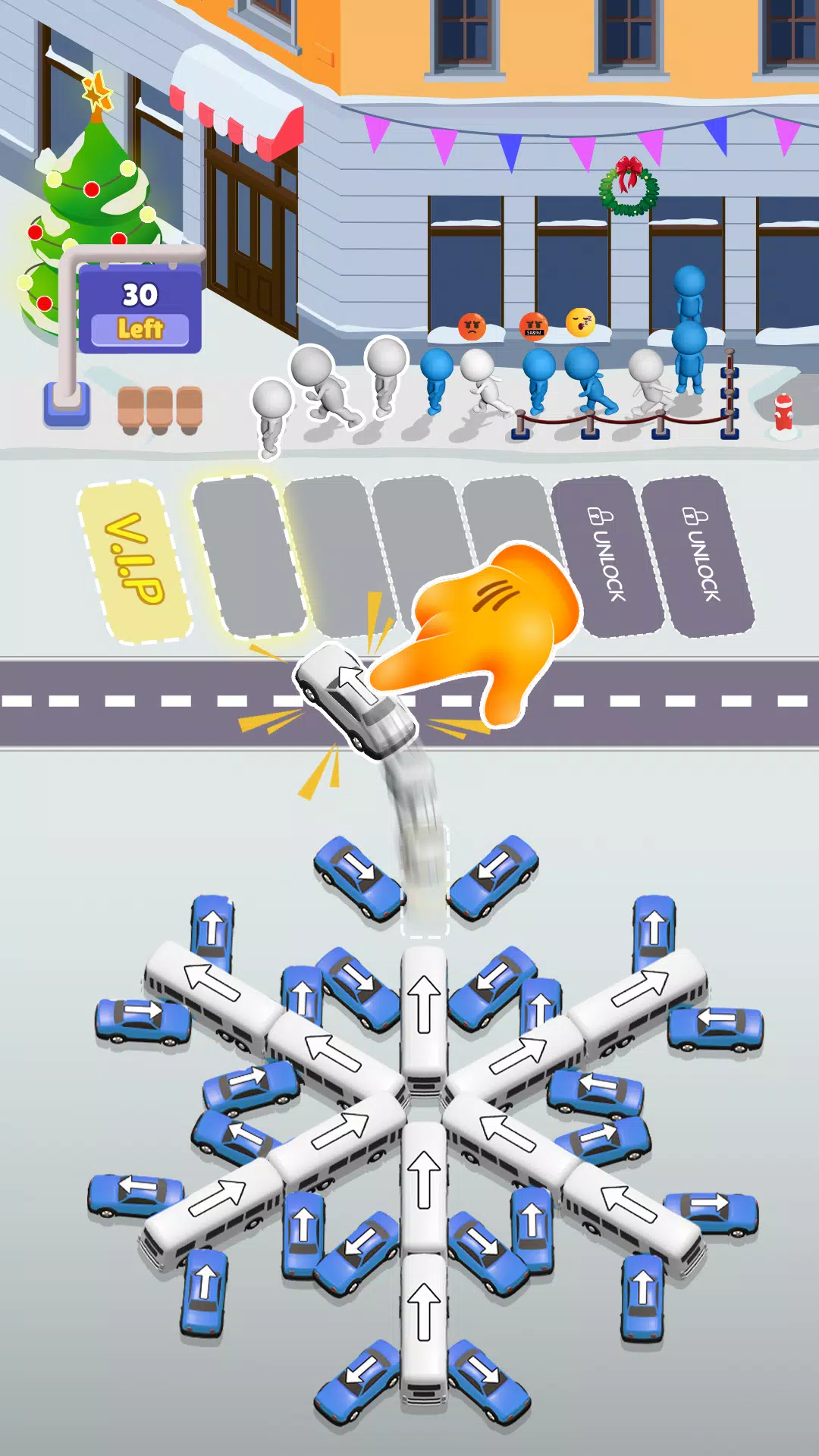 Bus Sort Jam: Parking Puzzle ภาพหน้าจอ 3