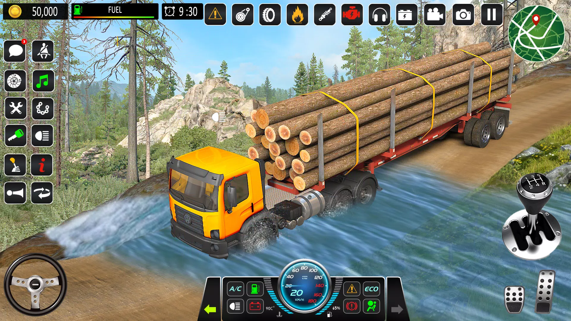 Mountain Truck Driving Games ဖန်သားပြင်ဓာတ်ပုံ 3