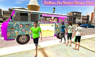 City Ice Cream Delivery Boy Captura de tela 3