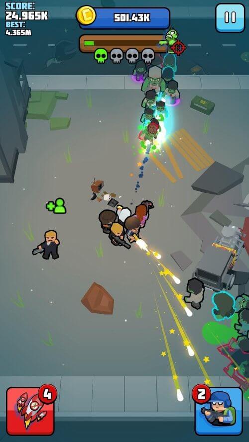 Zombie Warrior : Survivors ภาพหน้าจอ 1