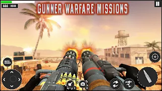 Military Machine Gunner Games Ảnh chụp màn hình 1