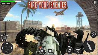 Military Machine Gunner Games Ảnh chụp màn hình 4