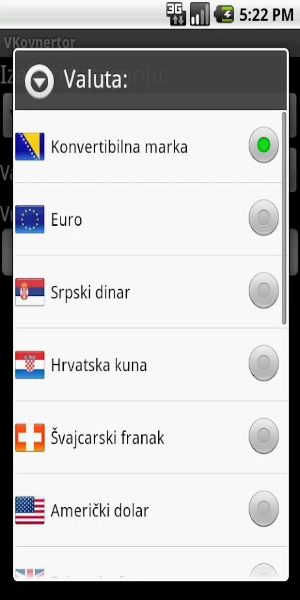 VKonvertor - konvertor valuta Screenshot 3