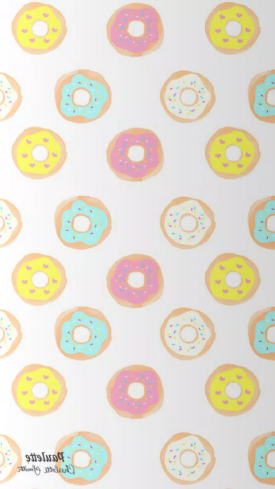 Cute Donut Wallpaper HD 4K スクリーンショット 2