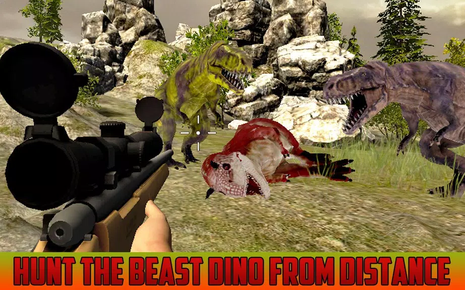 Dinosaurs Hunting 3D Wild Hunt Ekran Görüntüsü 4