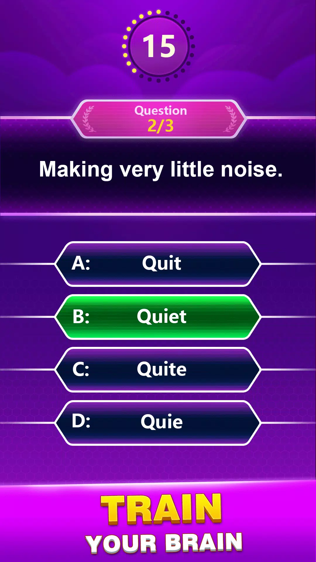 Spelling Quiz - Jogo de trivia Captura de tela 2