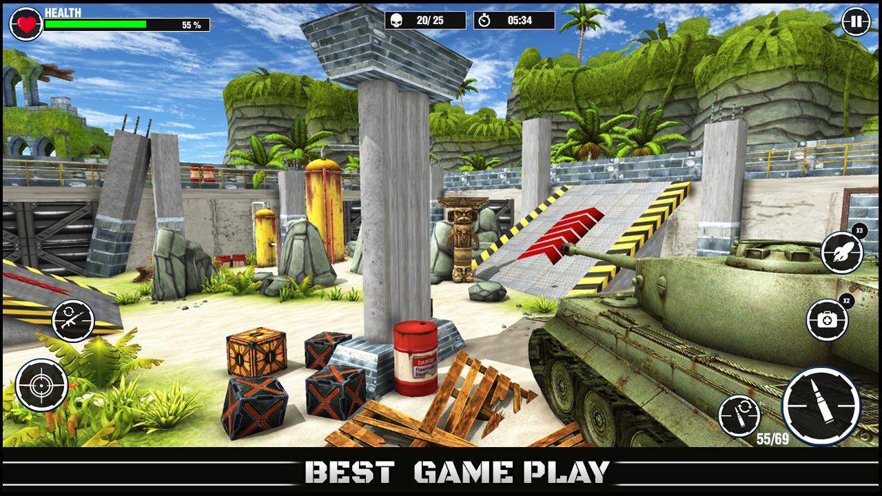 World War Army: Tank War Games Скриншот 2