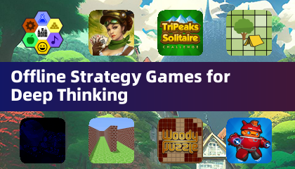 Offline Strategy Games for Deep Thinking