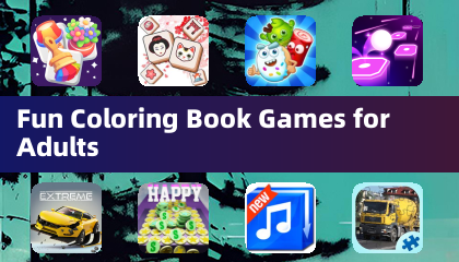 Spaßige Malbuch-Spiele für Erwachsene