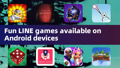 Jogos divertidos do LINE disponíveis em dispositivos Android