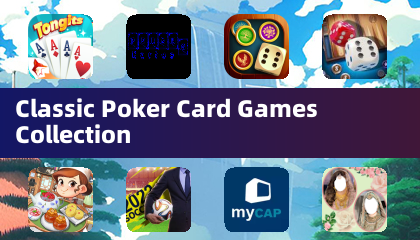 Klassische Poker-Kartenspiele-Sammlung