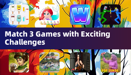 Match-3-Spiele mit aufregenden Herausforderungen