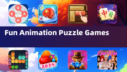 Spaßige Animation-Puzzle-Spiele